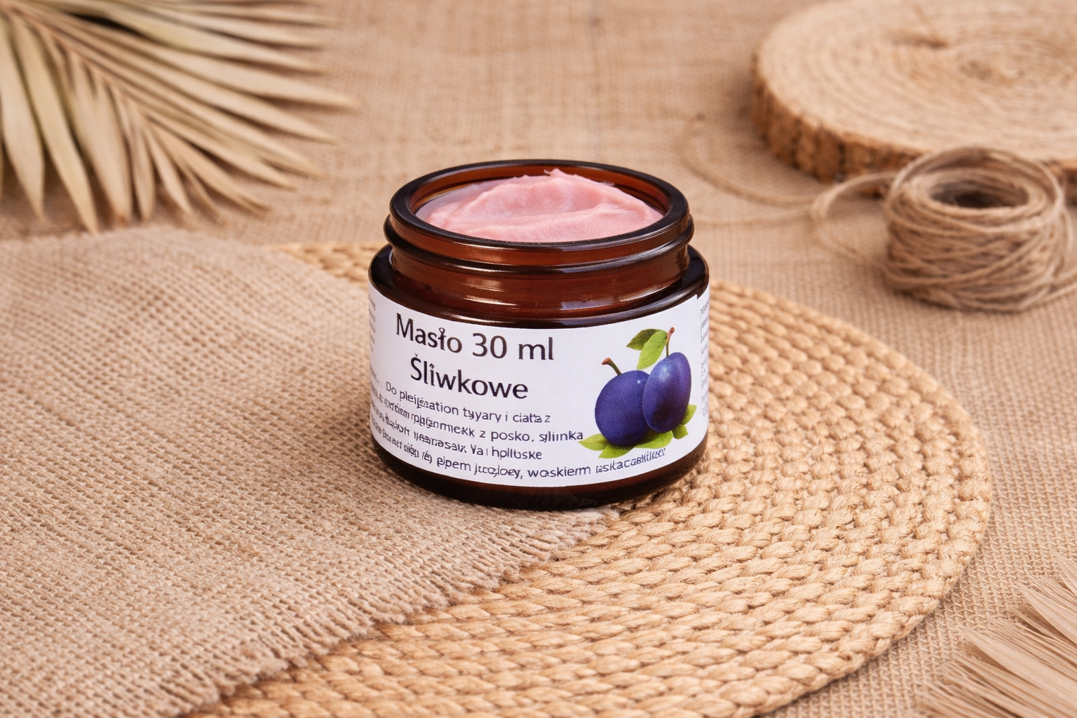 lilac natural cosmetics masło sliwkowe 30 ml 3