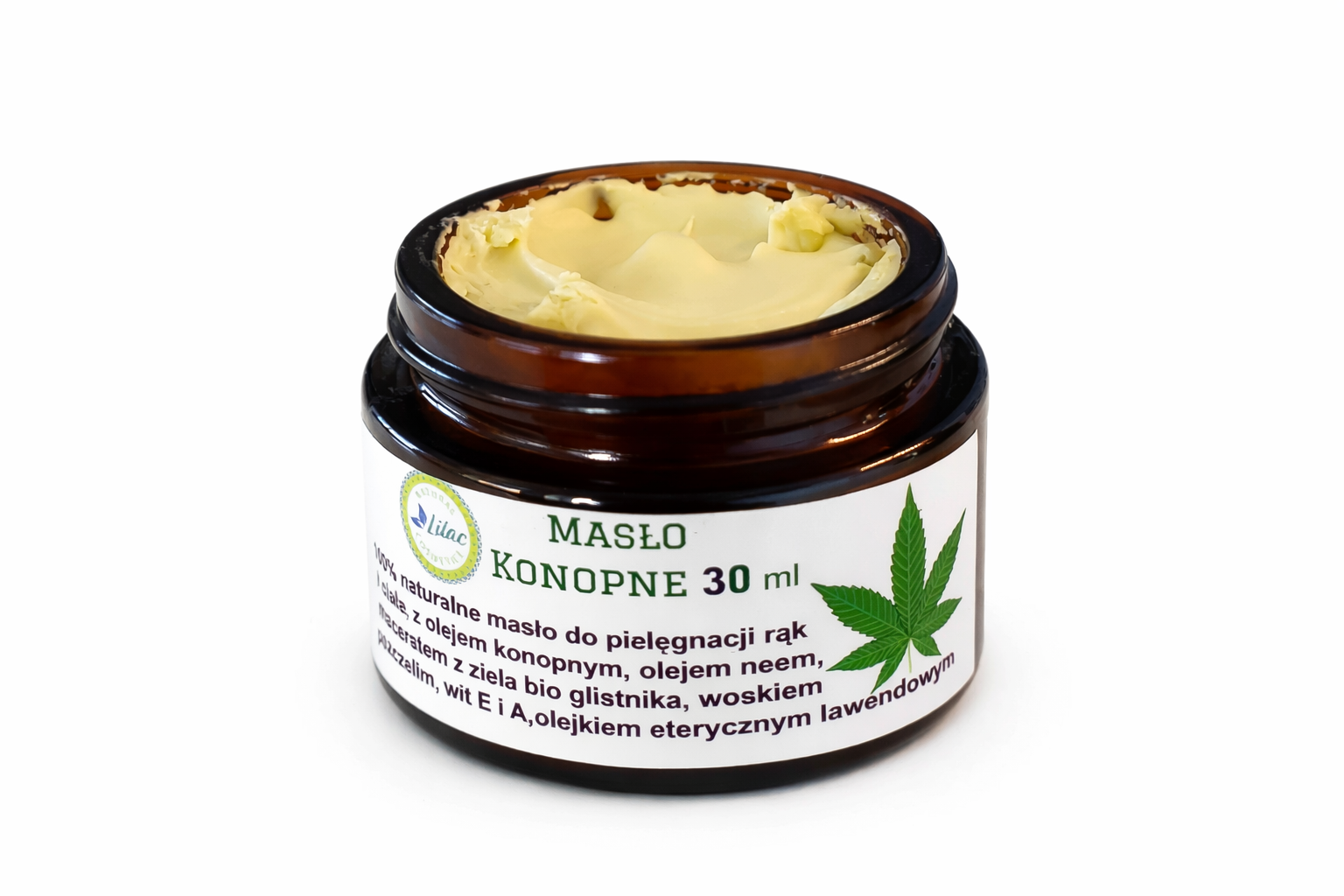 lilac naturalcosmetics masło konopne 30 ml 2